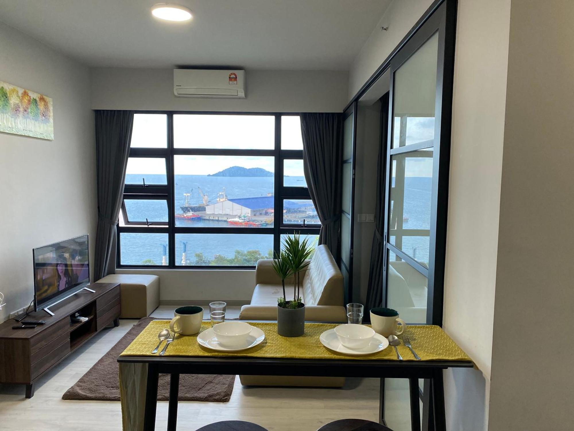 Vm Condo Seaview At Jesselton Quay Kota Kinabalu Exterior foto